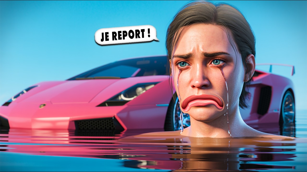 ELLE ME REPORT CAR JE VOLE SA VOITURE...  | Gta 5 RP