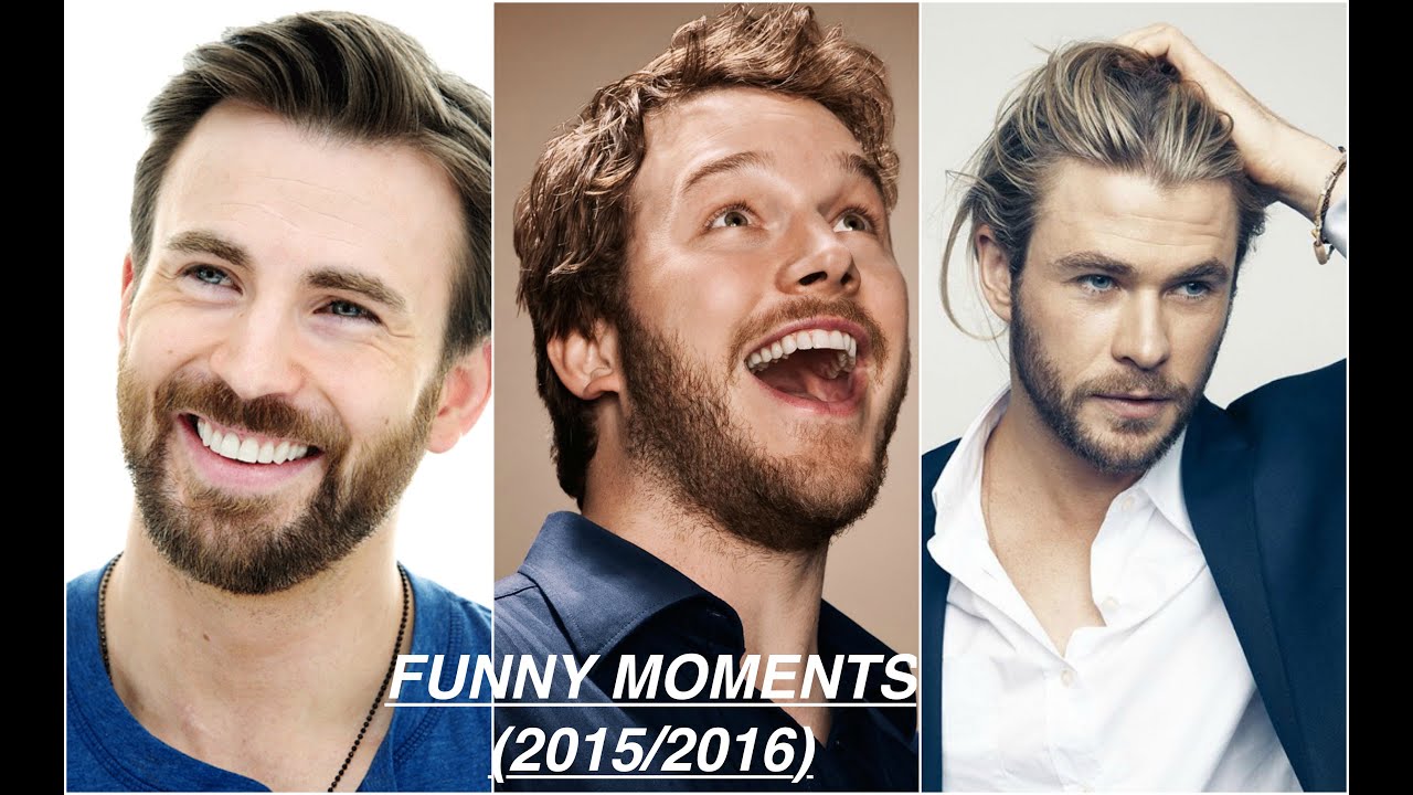 Chris Evans,Chris Hemsworth,Chris Pratt (FUNNY MOMENTS)
