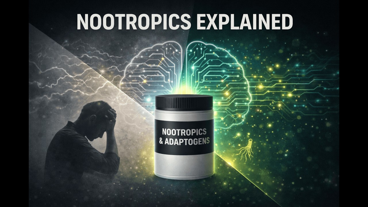 Adaptogens & Nootropics Explained: Stress, Focus & Performance (Do They Work?)