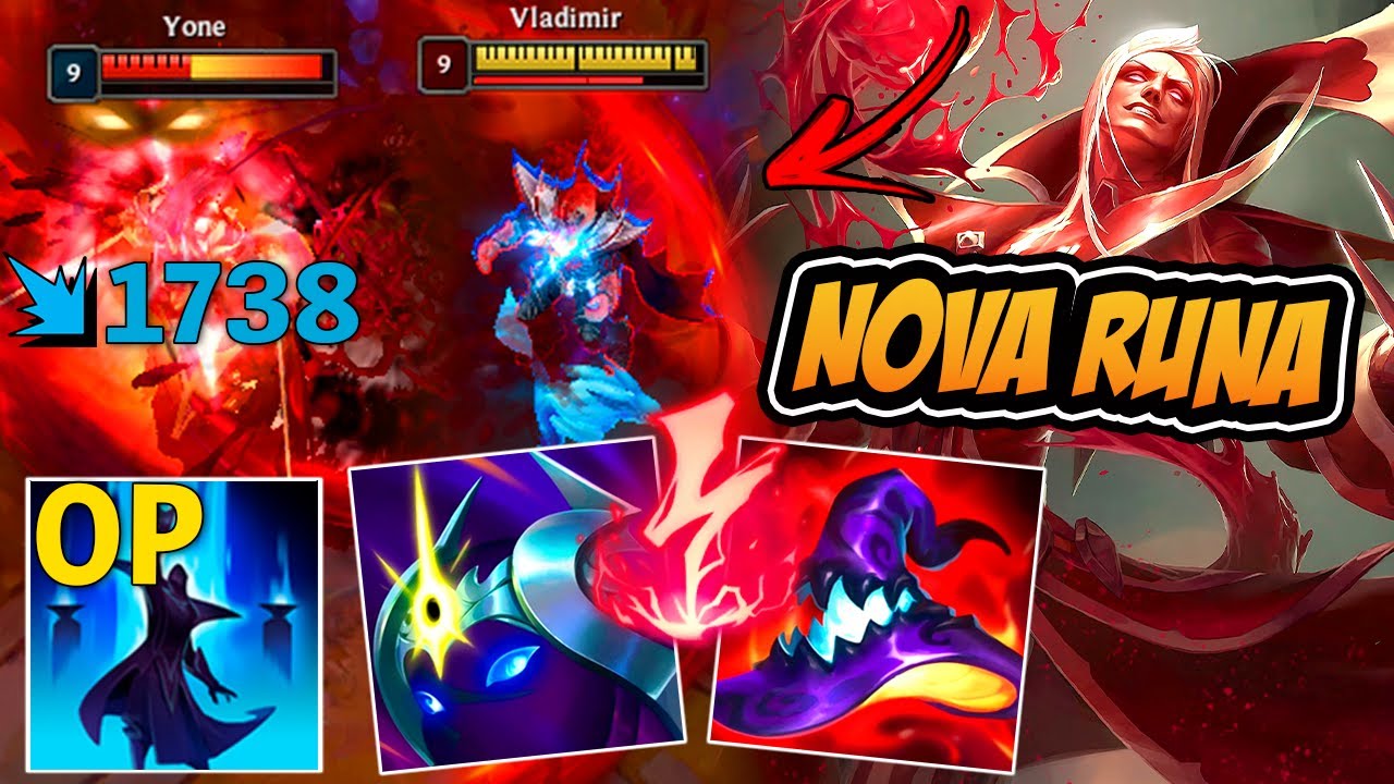A ULT DO VLADIMIR FICA EXTREMAMENTE QUEBRADA COM ESSA RUNA NOVA E BUILD