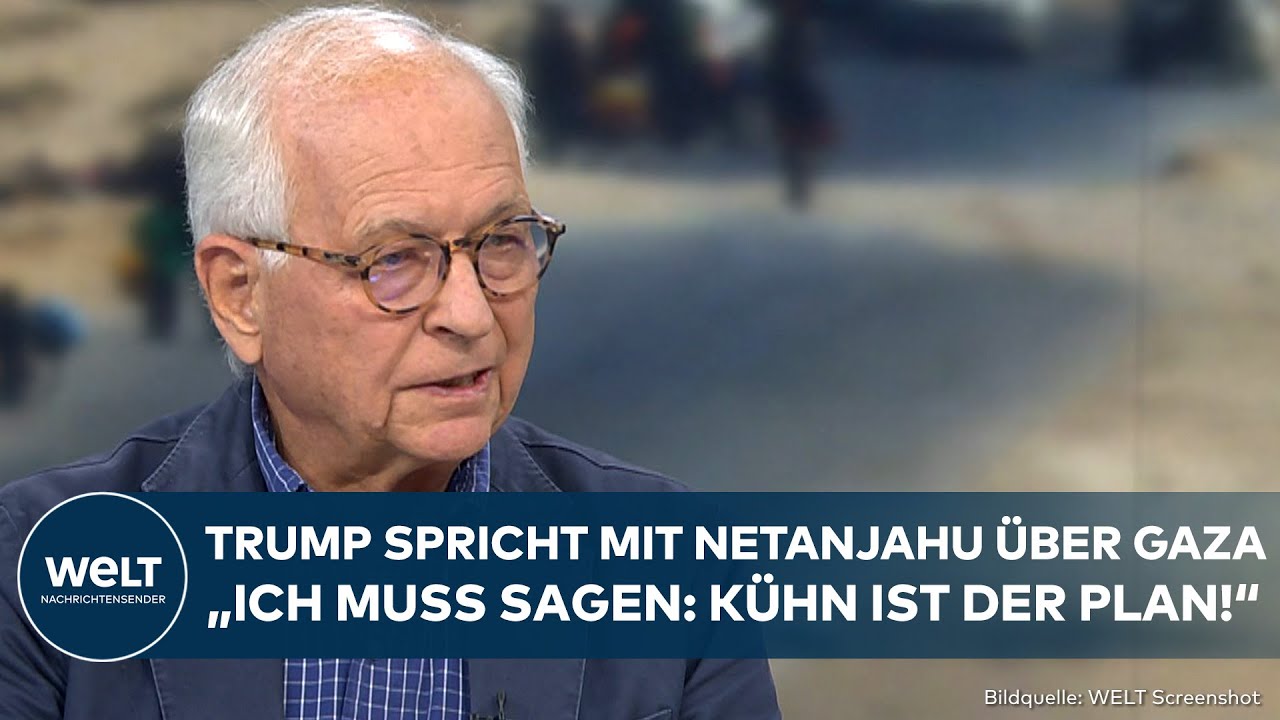 KRIEG GEGEN HAMAS: Frieden in Nahost? Trump und Netanjahu sprechen &uuml;ber Plan zu Gaza