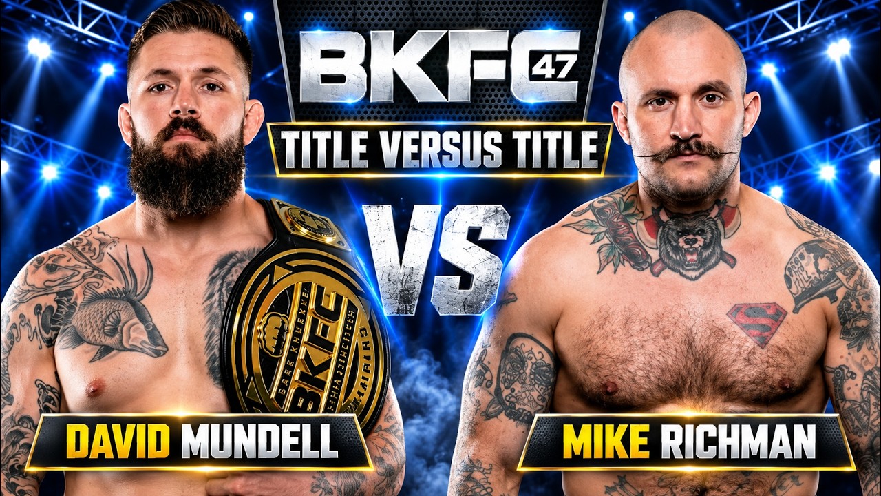 Bare Knuckle: Дэвид Манделл против Майка Ричмана | BKFC 47 | Полный бой