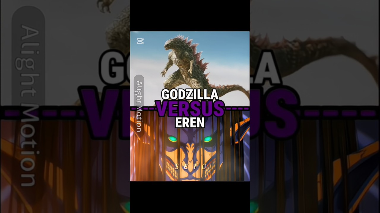 GODZILLA VS EREN || MONSTERVERSE VS ATTACK ON TITAN