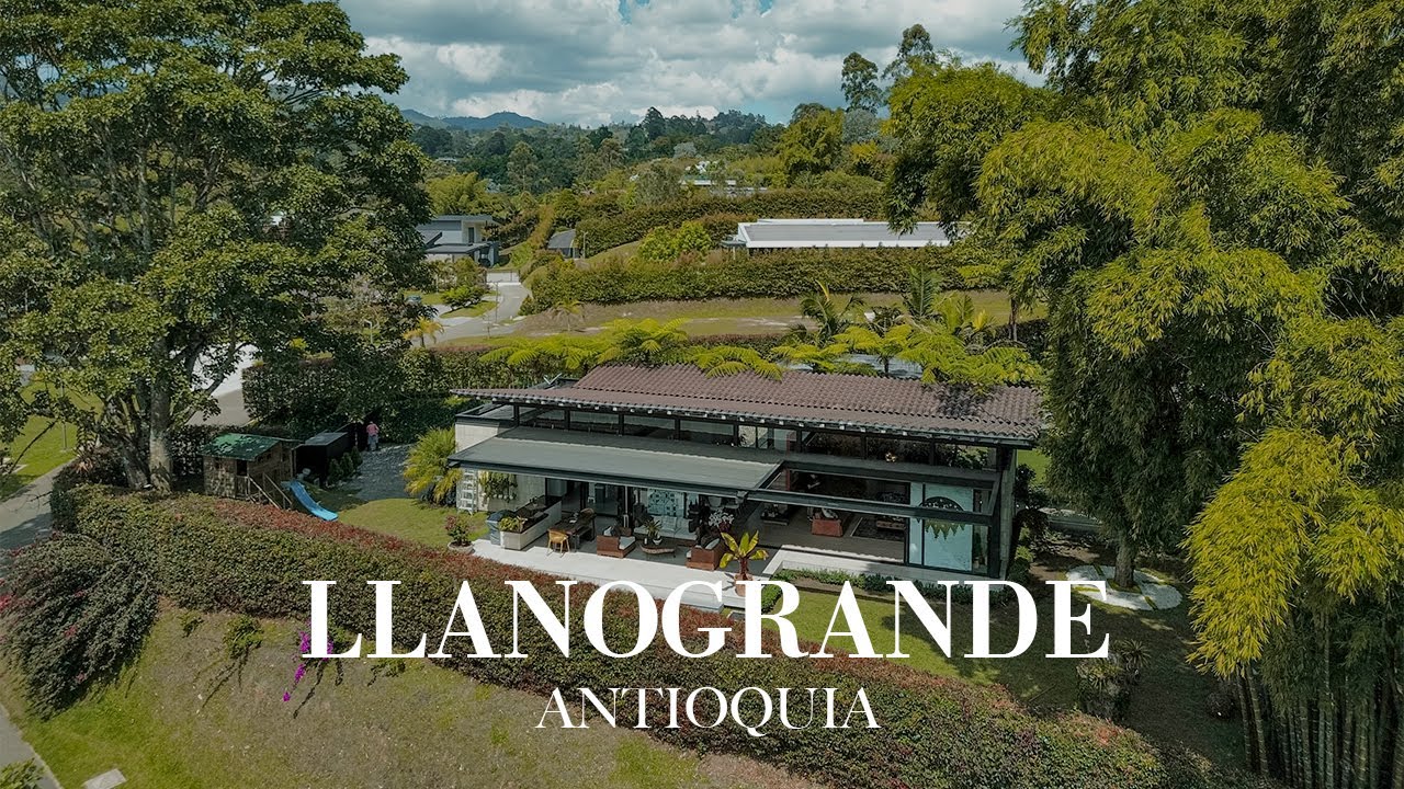 Esta es la casa de LUJO más increíble en LLANOGRANDE, ANTIOQUIA.