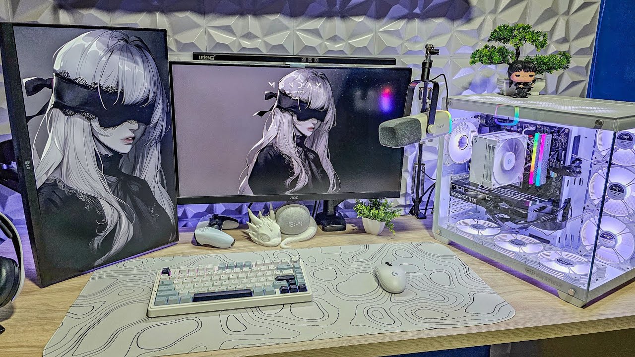 ESSA &Eacute; A SENSA&Ccedil;&Atilde;O DE TER UM SETUP GAMER BRANCO!