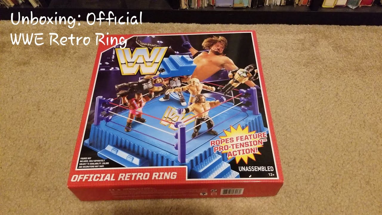Unboxing: WWE Official Retro Wresting Ring by Mattel (Hasbro Replica)