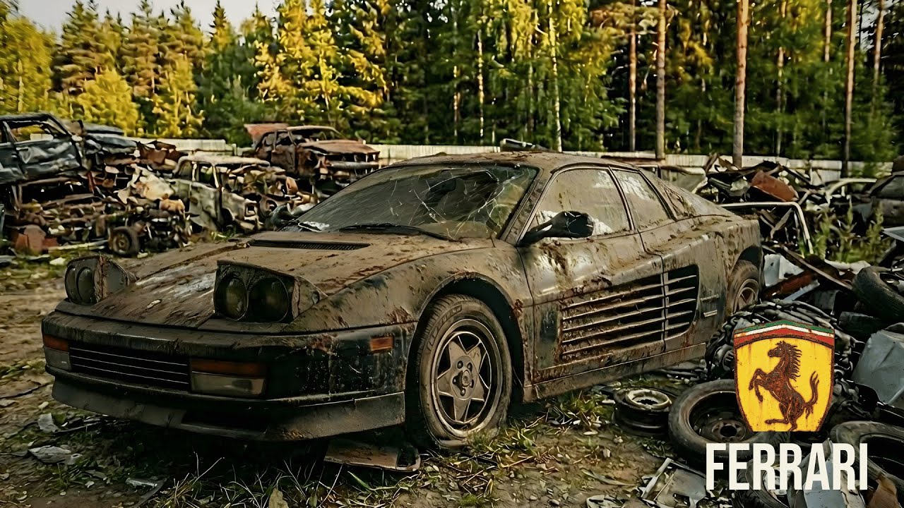 ASMR Supercar Restoration of  Ferrari Testarossa 1984 Sold for $6990