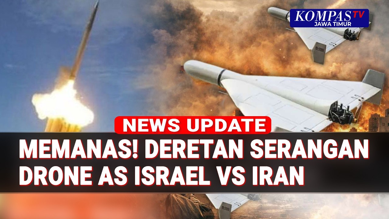 Deret Serangan Drone & Rudal AS–Israel vs Iran, Konflik Timur Tengah Memanas!
