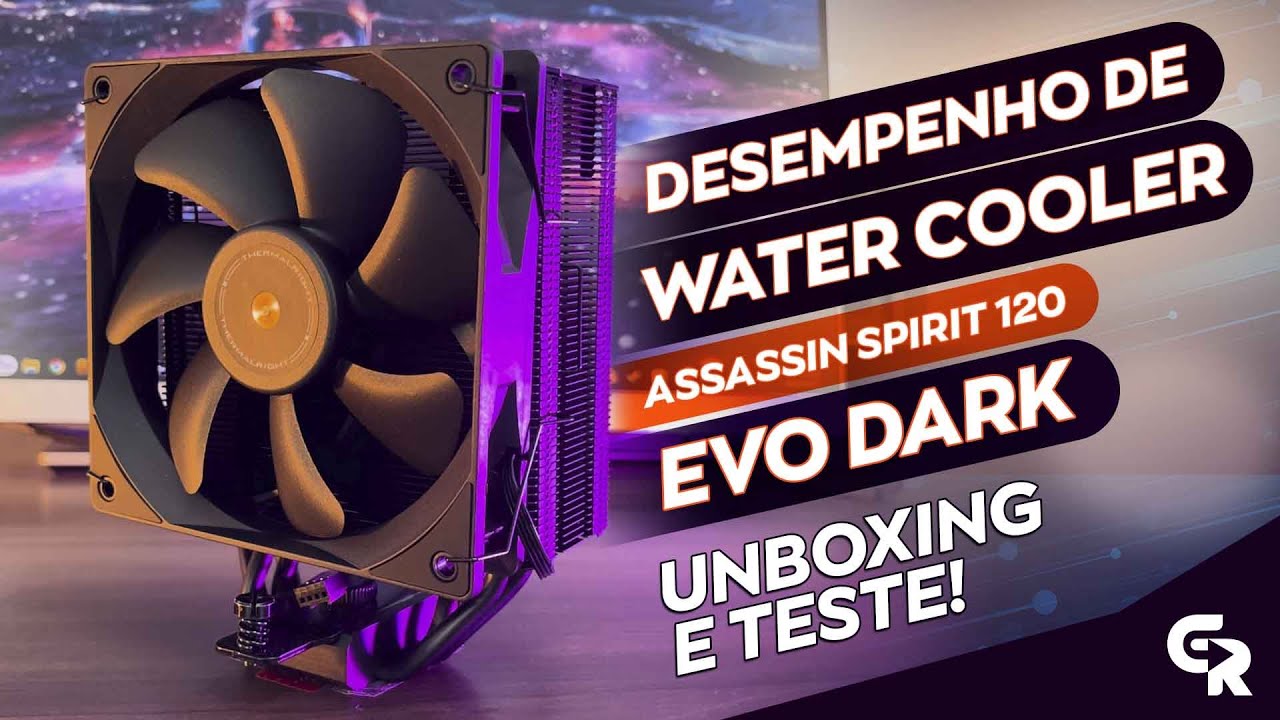 🟢 AIR COOLER THERMALRIGHT ASSASSIN SPIRIT 120 EVO DARK | Unboxing, review e teste.