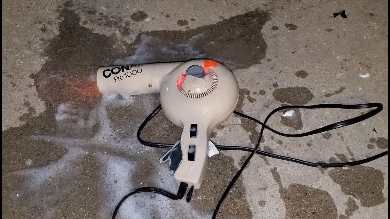 Conair Pro 1000 Hair Dryer Destruction