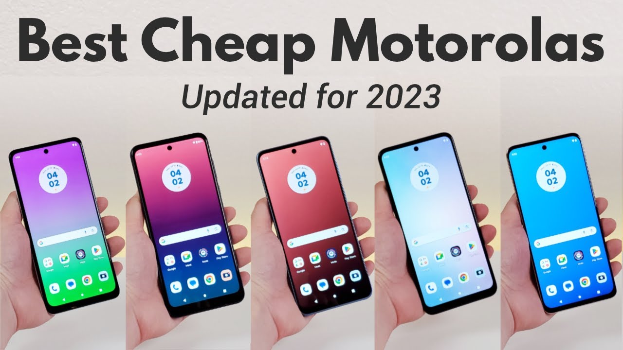 Best Cheap Budget Motorola Smartphones! (Updated for 2023)