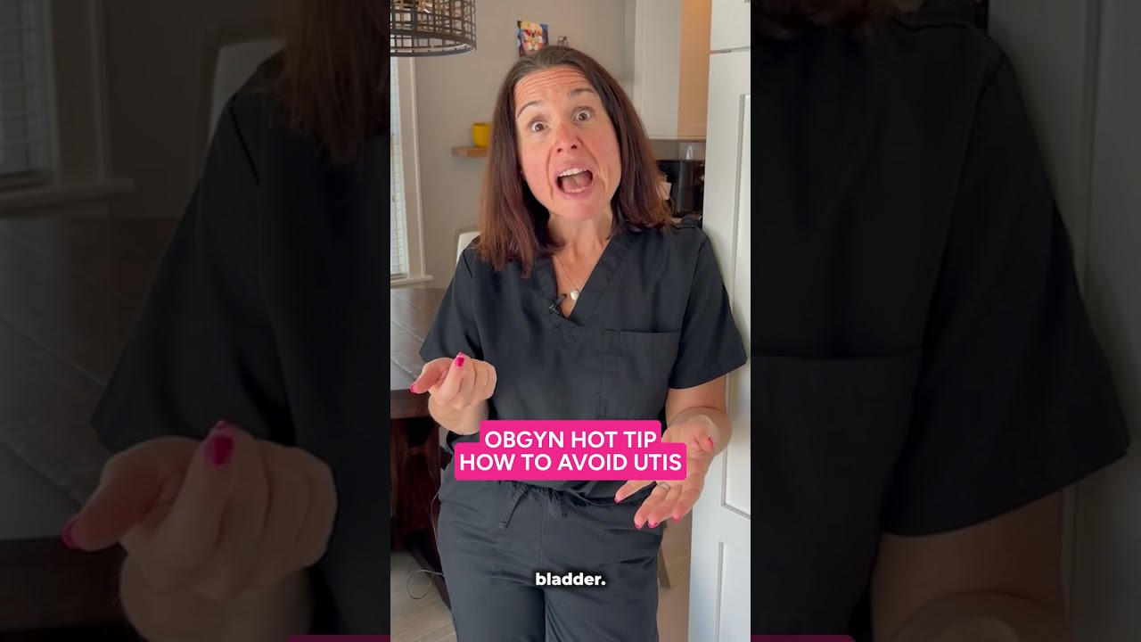 How an OBGYN avoids UTIs.  #shorts #uti #obgyn