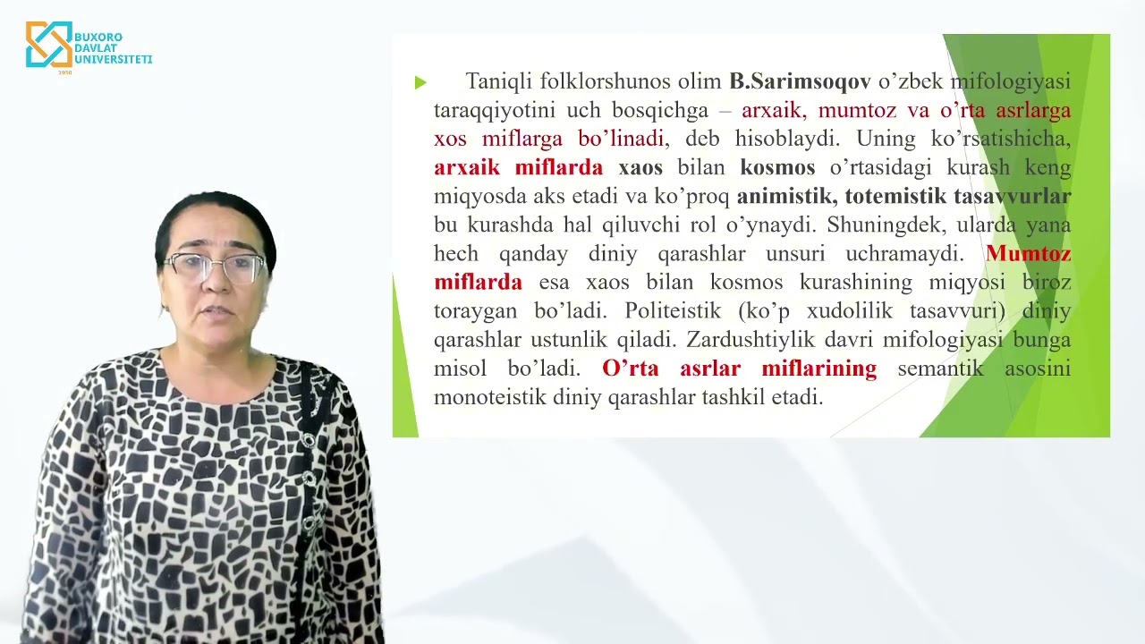 To‘rayeva Laylo Omonovna , Mif va afsonaning janr xususiyatlari