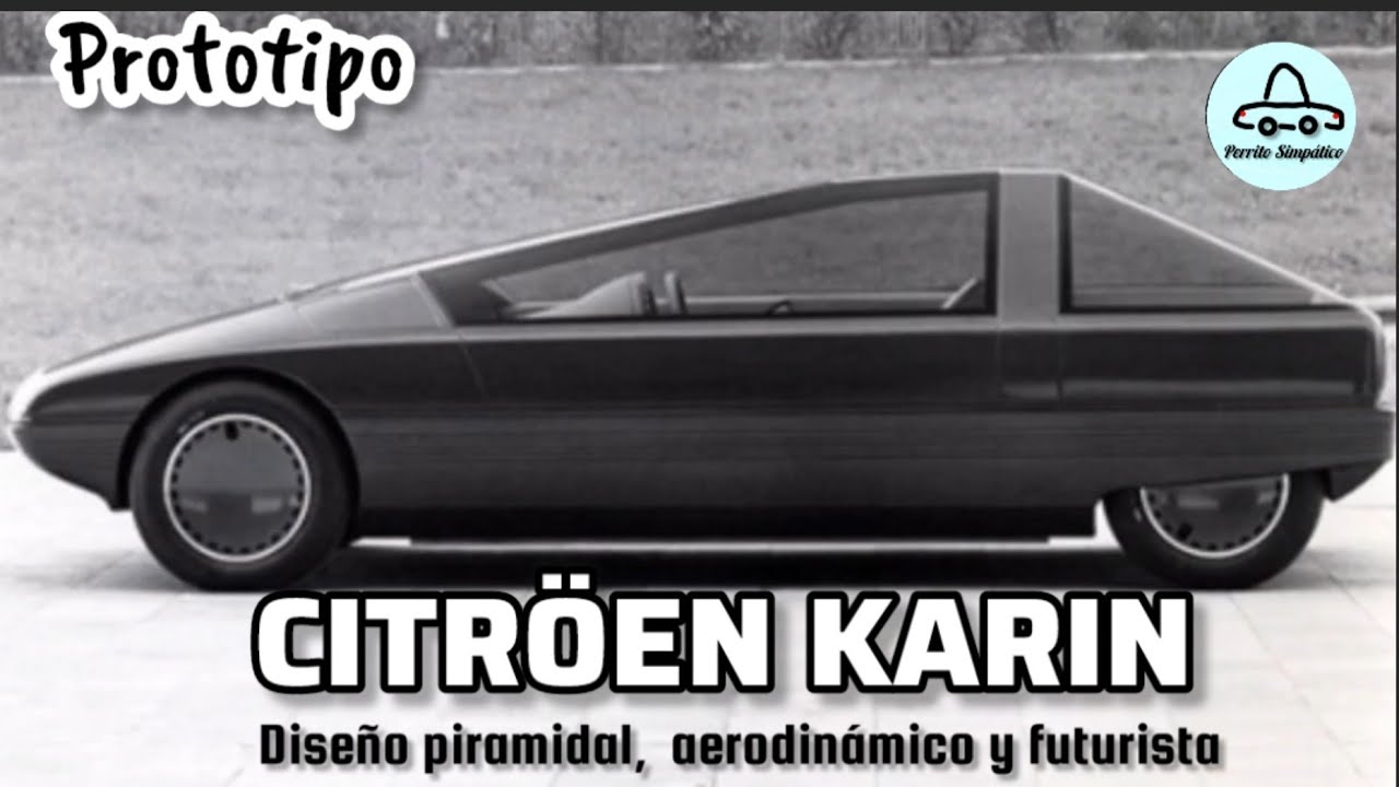 CITRÖEN KARIN de 1980: un increíble prototipo futurísta y de forma piramidal 