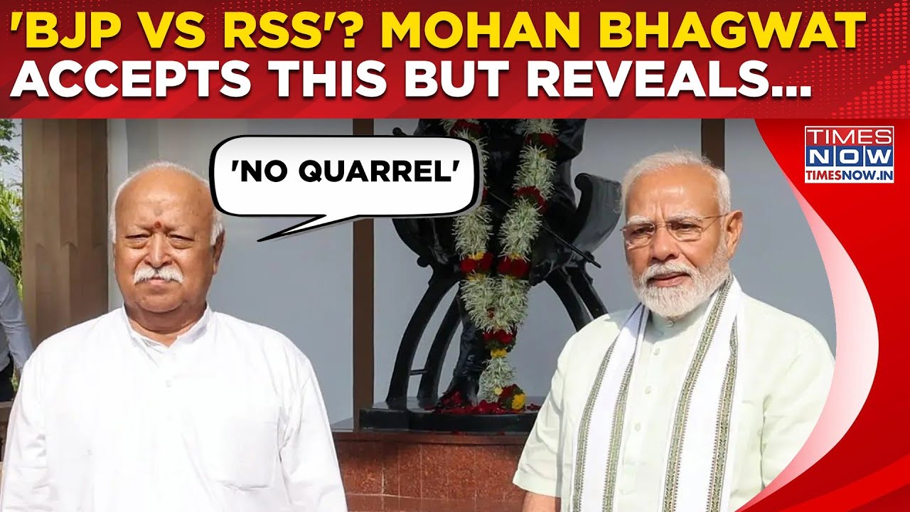 BJP Vs RSS Real? Mohan Bhagwat Reveals How 'Sangh Parivar' Tackles Differences, Silences Critics