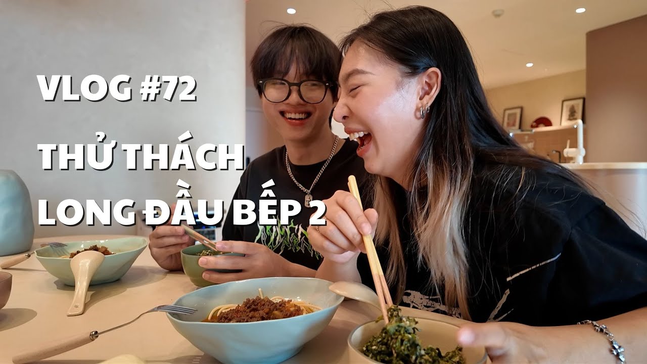 VLOG #72: THỬ THÁCH LONG ĐẦU BẾP 2 | duongfynn