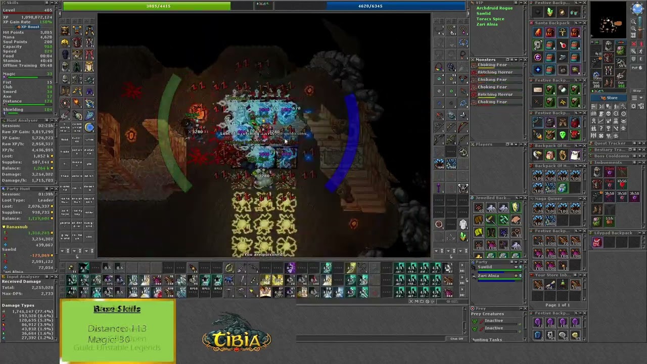 RP/ED/MS - Nightmare Isle - Big Loop - 4.4kk/hr EXP