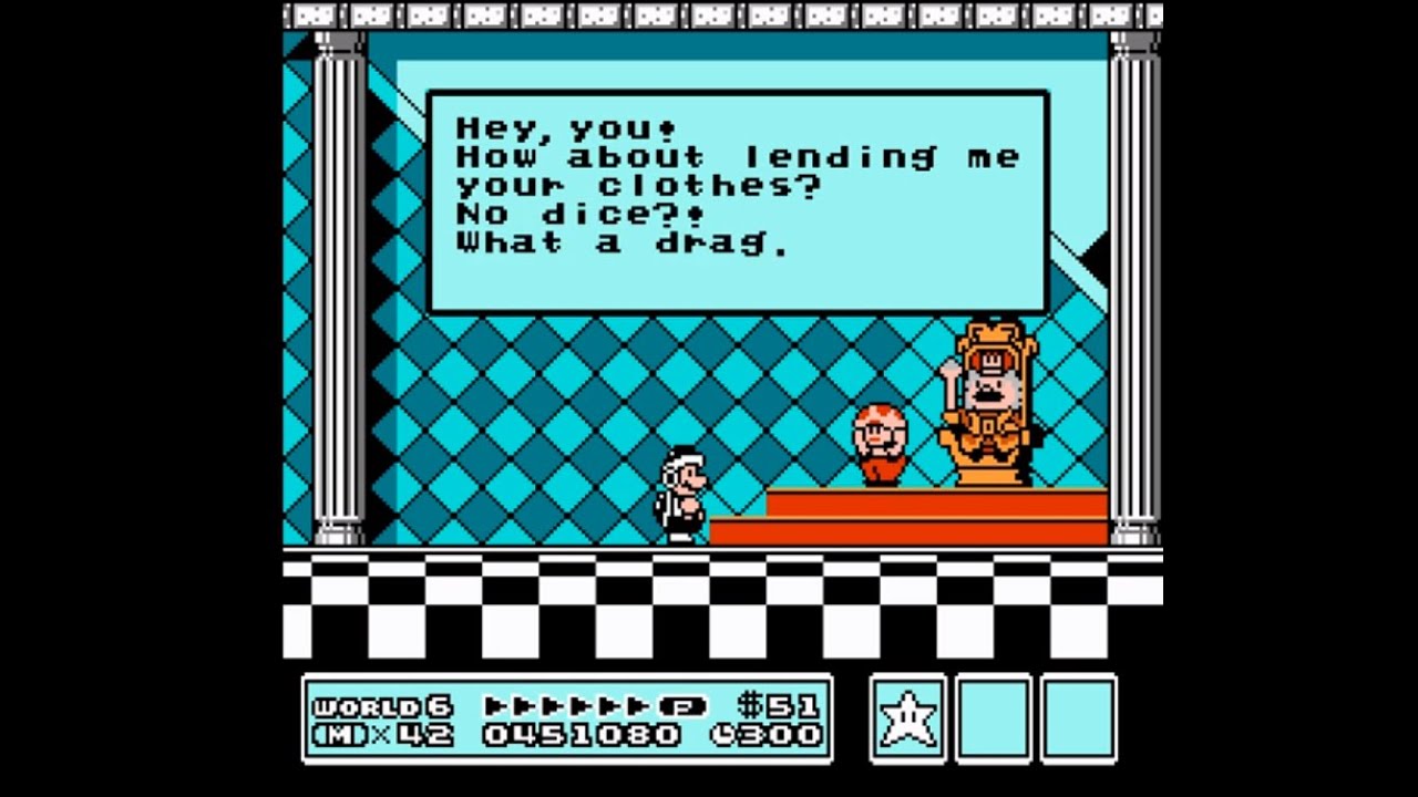 Super Mario Bros. 3 Special Suits Messages