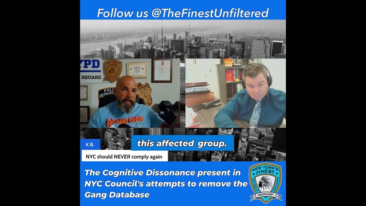 The Cognitive Dissonance present in NYC Council's attempts to remove the Gang Database