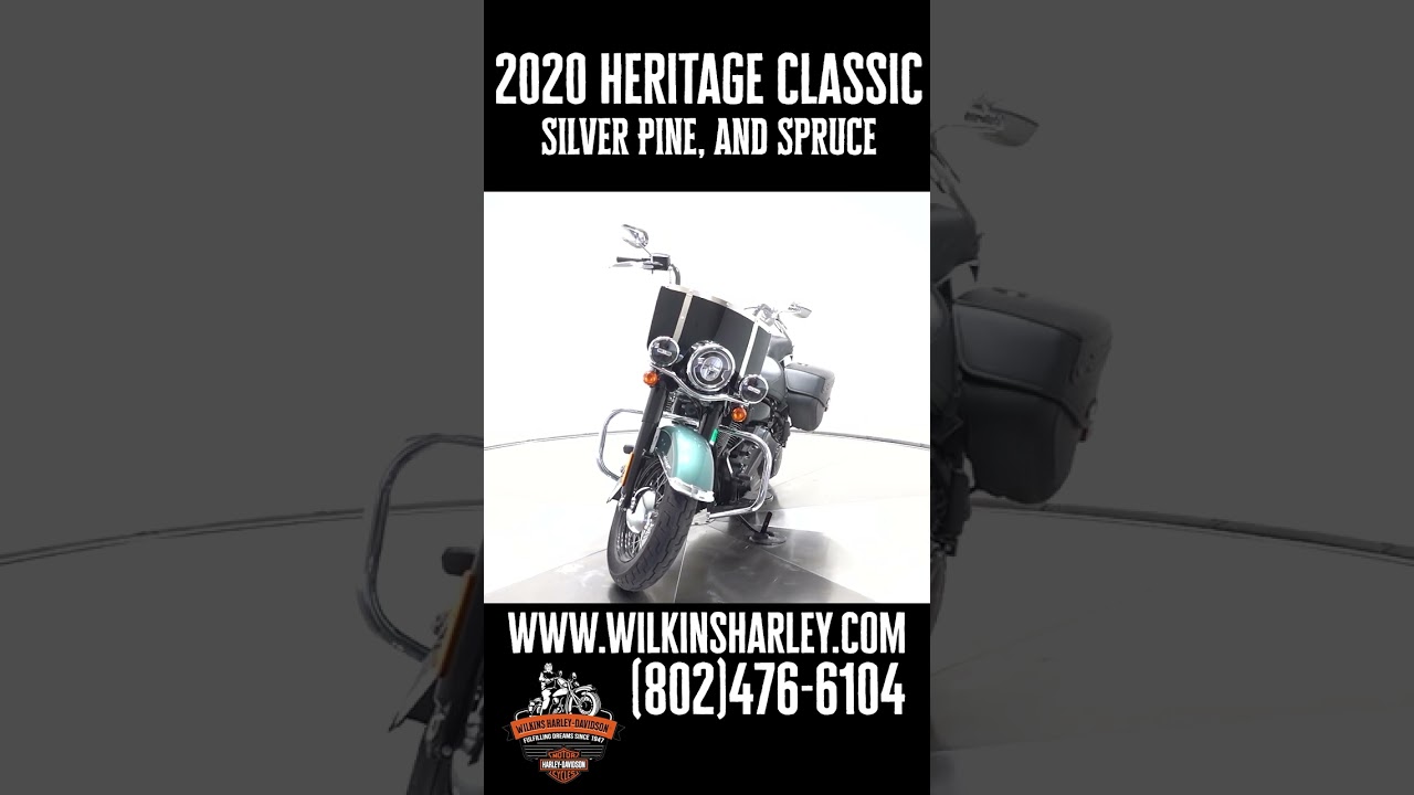 2020 Heritage Classic in Silver Pine and Spruce at Wilkins Harley-Davidson #HeritageClassic