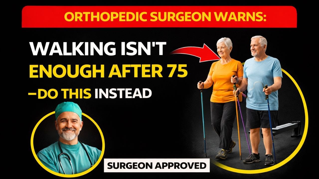 Orthopedic Surgeon Warns Walking Isn’t Enough After 75 — Do THIS Instead