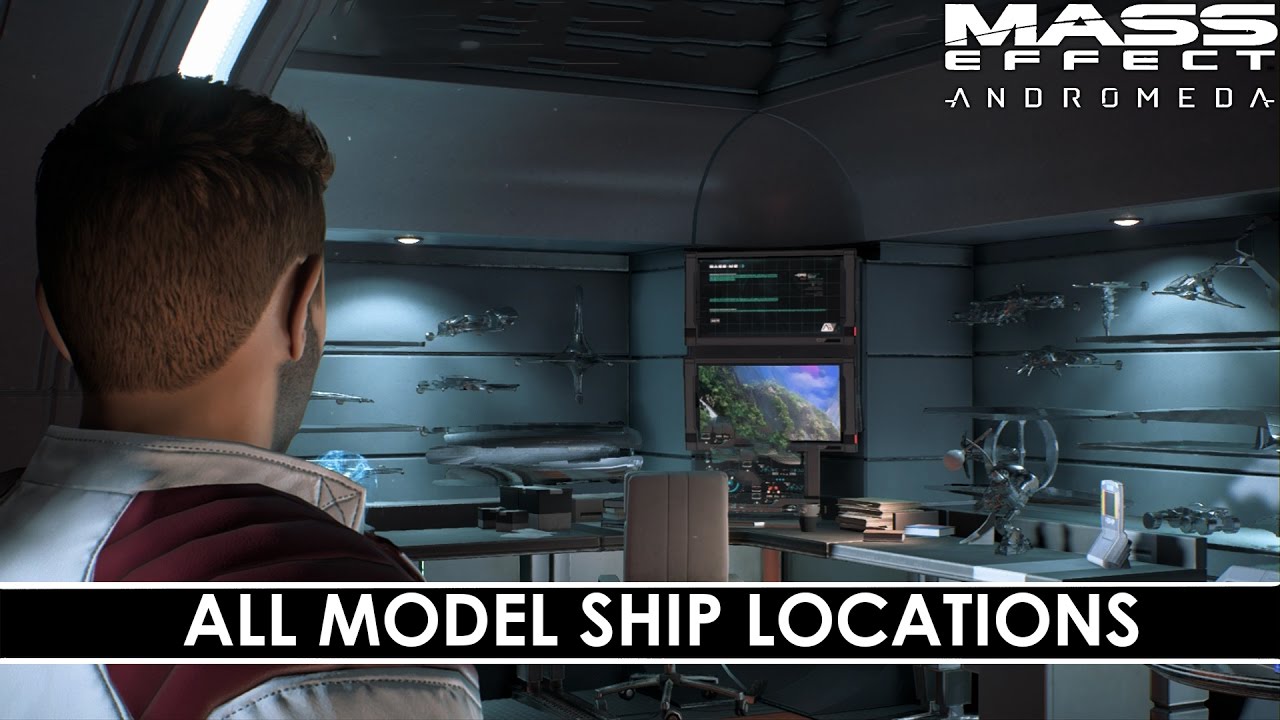 Mass Effect: Andromeda - All Model Ship Locations [Tempest Trophies]