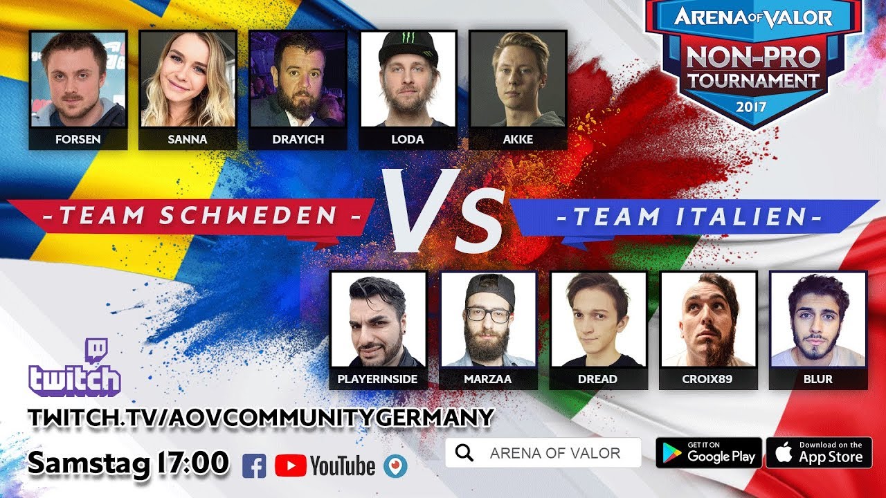 Arena of Valor NON-PRO Tournament Week 2 [SWE VS ITA]