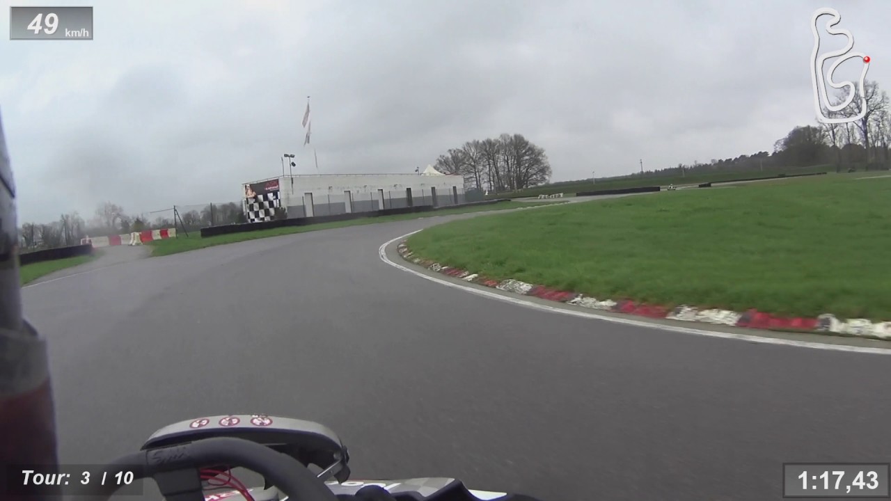 Entrainement Lohéac Rotax Max Mars 2017 - PLUIE -