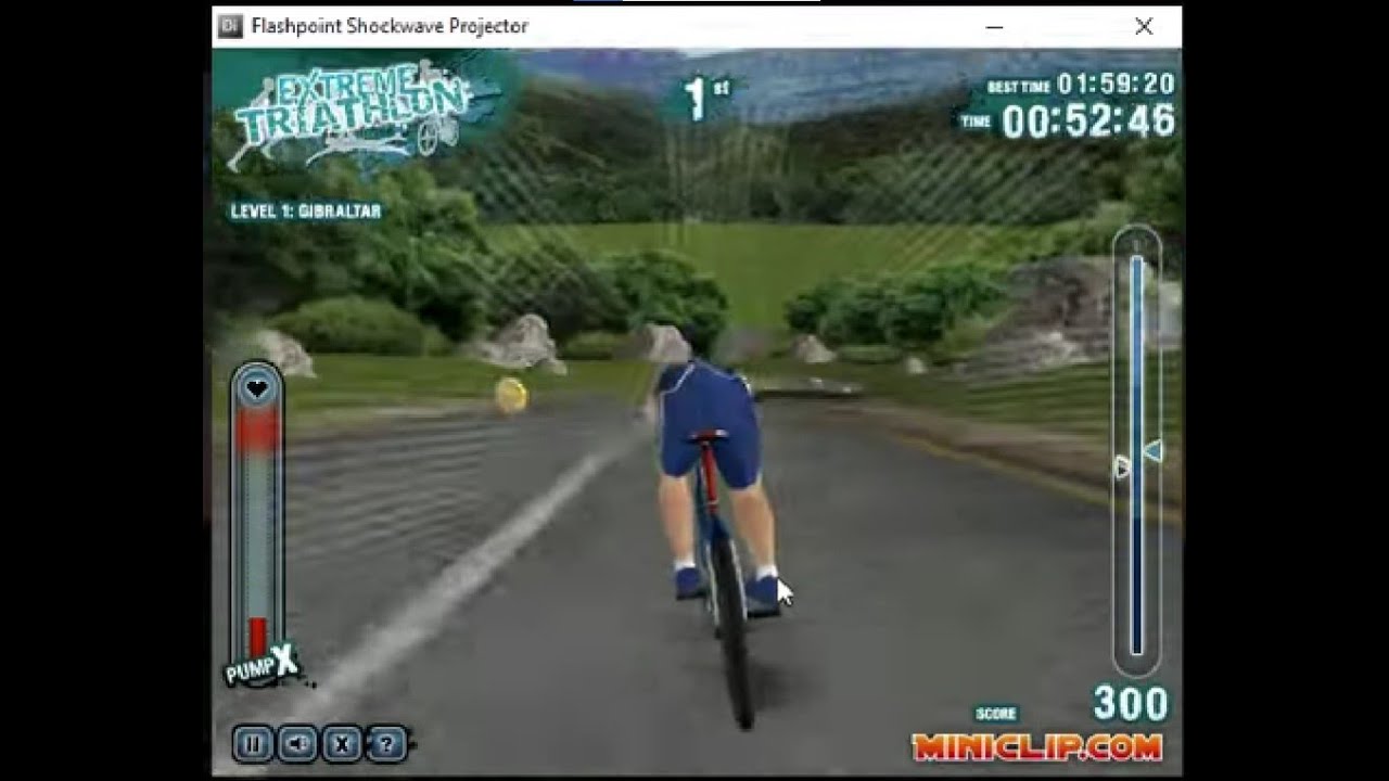 Extreme Triathlon Game Playthrough