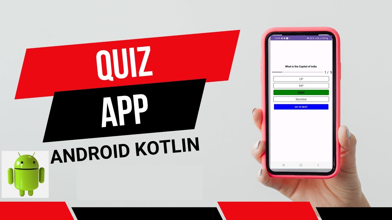 Android Quiz App Tutorial: Kotlin, UI Design, and Logic! | Full Tutorial