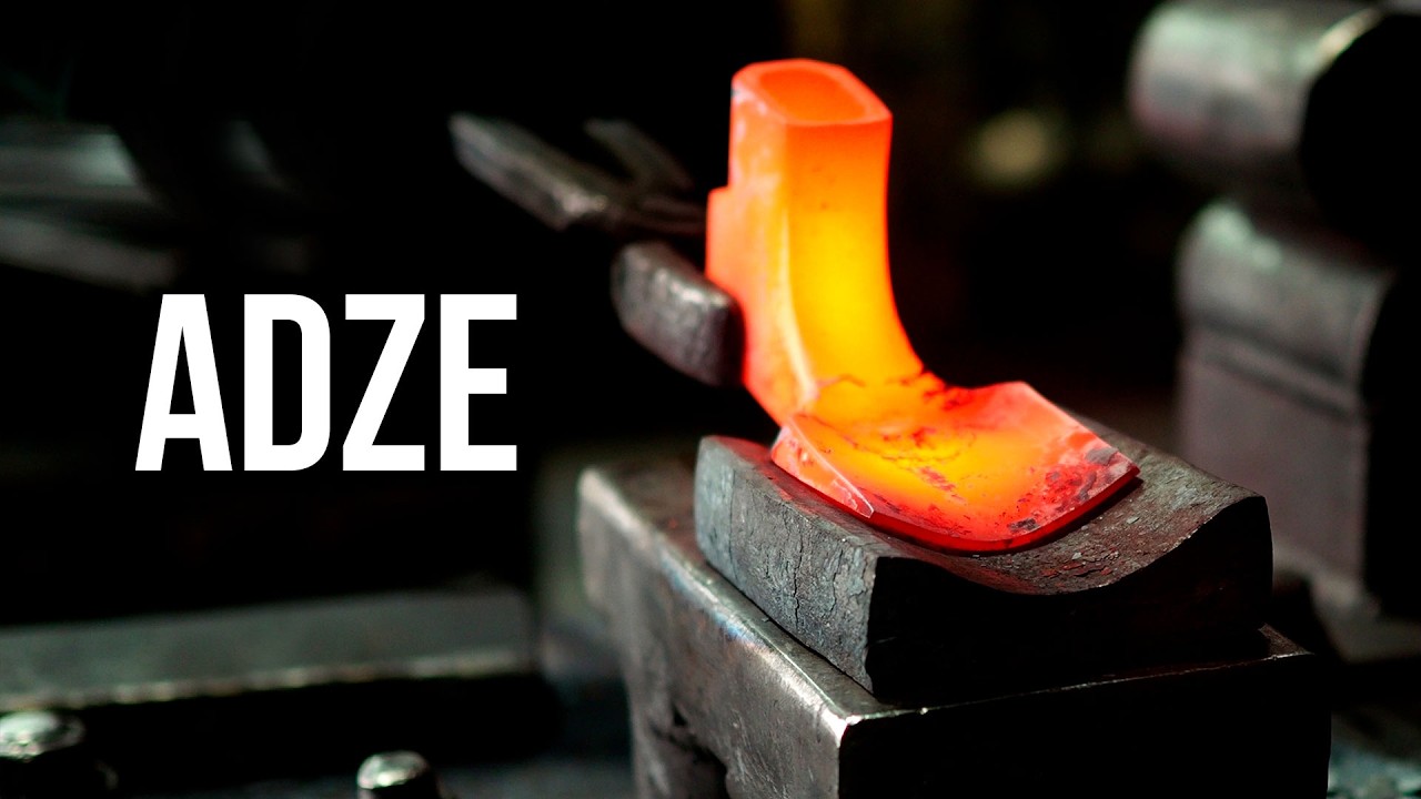 Forging a Carpenter's Adze from Scratch – Start to Finish!