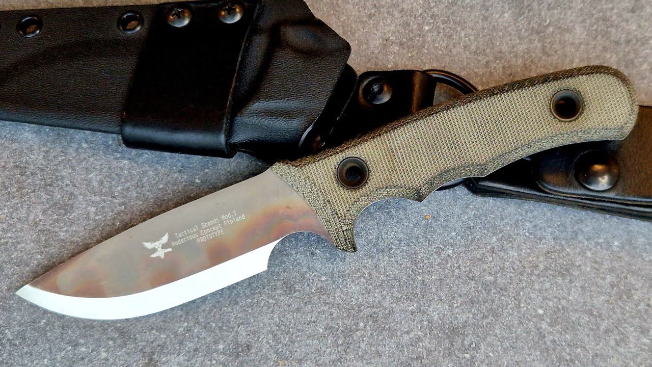МОЙ ФЕТИШ. Нож TACTICAL SCANDI Mod.1 Audacious Concept / TRC
