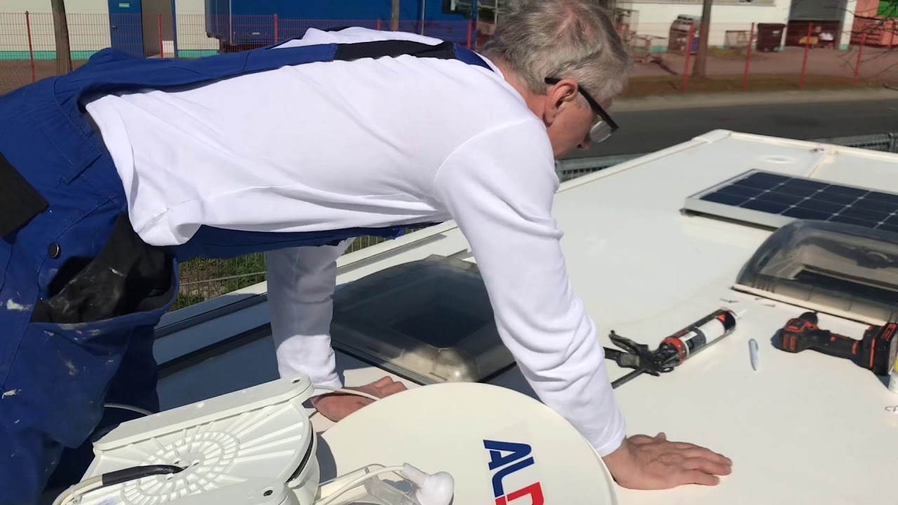 Schepanik Reisemobile Vollautomatische Satellitenanlage Alden nachrüsten