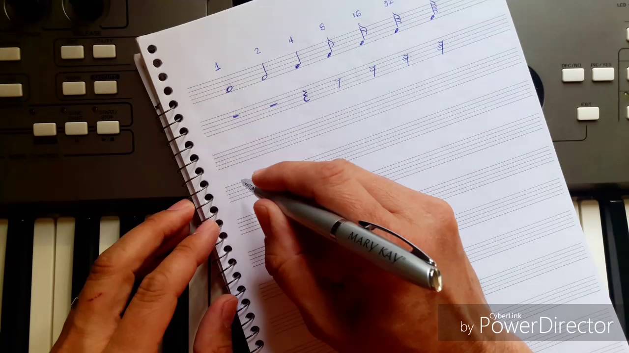 Compasso simples - valores das notas