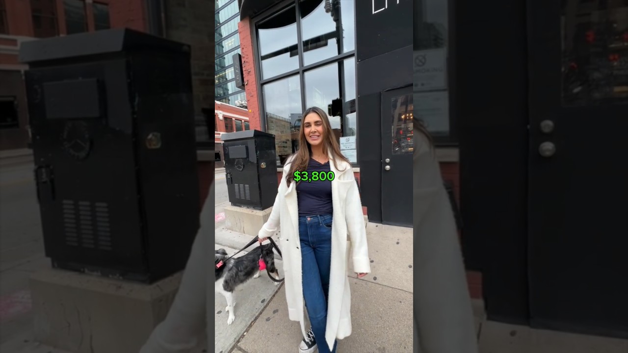 This is how much mel pays for her apartment in Fulton Market! #chicago #apartmenttour #usa #property