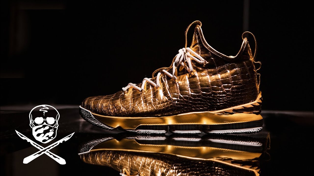 $100,000 Diamond and Gold LeBron 15 - The Shoe Surgeon