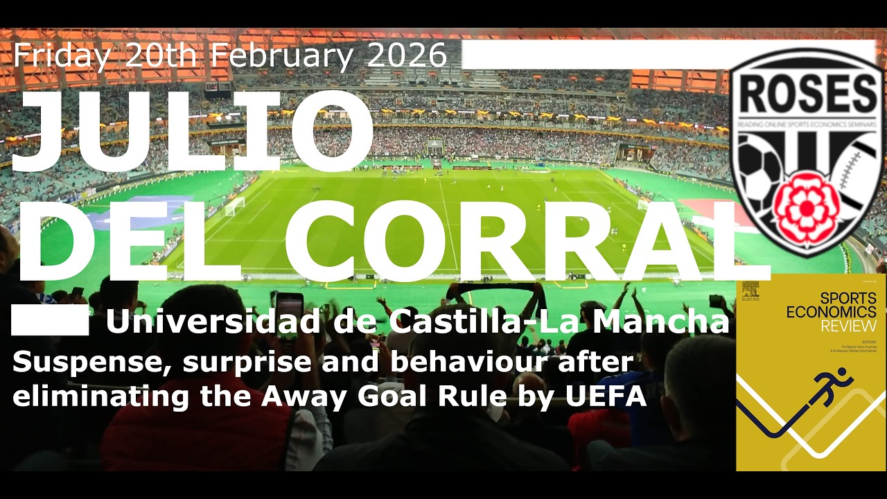 ROSES223 Julio Del Corral, Uni. Castilla-La Mancha, Suspense surprise behaviour after Away Goal Rule