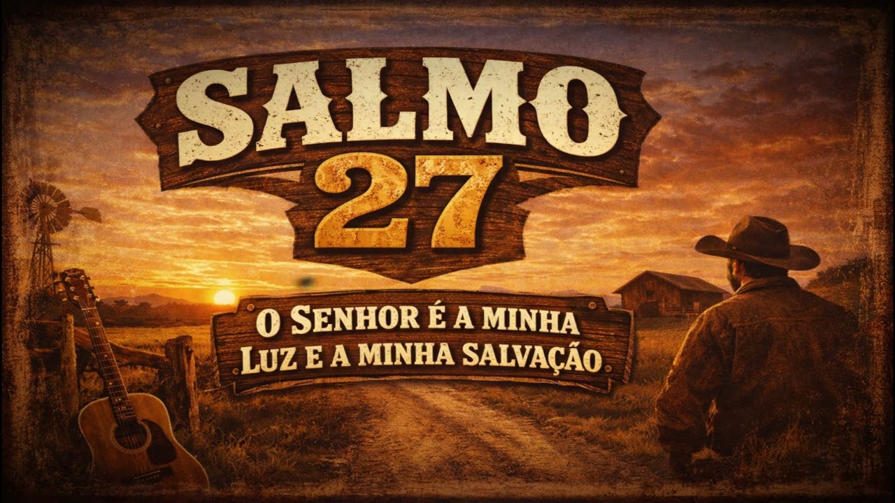 SALMO 27 CANTADO (RC) | Country Gospel | O Senhor é a Minha Luz e a Minha Salvação | Salmos do Oeste
