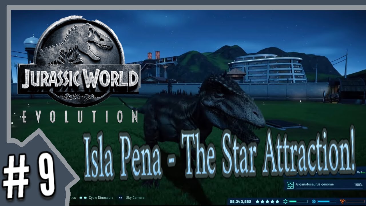 Jurassic World Evolution | #9 Isla Pena - The Star Attraction!