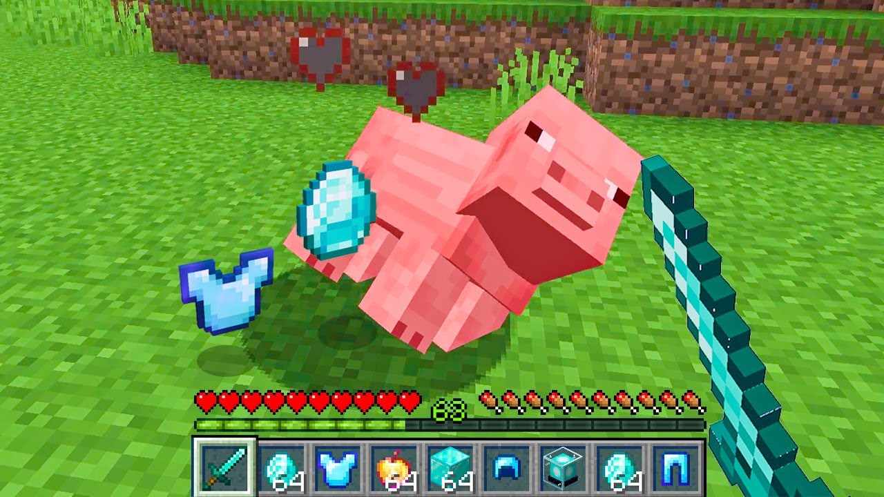 MINECRAFT ale ZE ZWIERZĄT WYPADAJĄ KOX RZECZY!