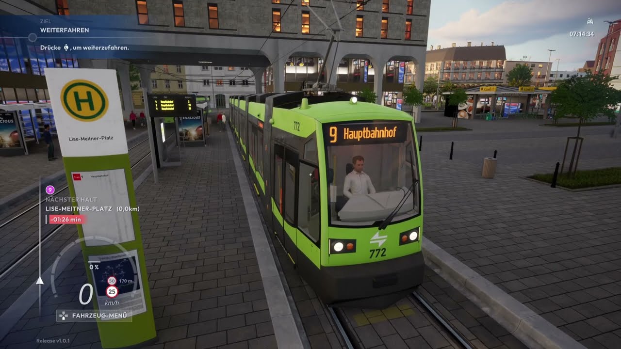 City Transport Simulator:Linie neun zum Hauptbahnhof Zwei