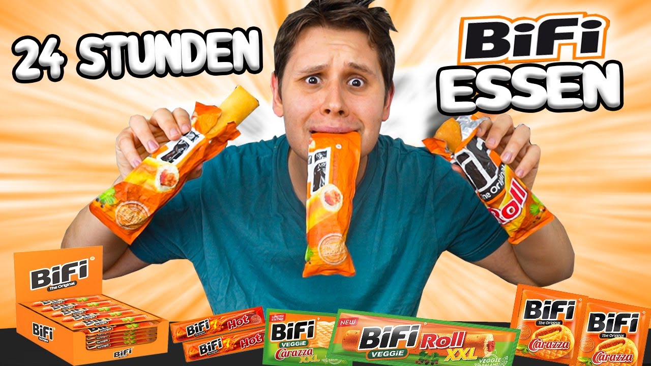 Ich MUSS 24 STUNDEN NUR BIFI ESSEN🥩😰(MIT Bifi-Fabrik BESUCH🏭)