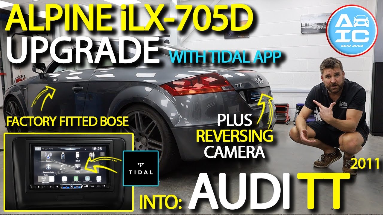 Audi TT MK2 with Factory Fitted BOSE - Now has an Alpine iLX-705D Media Station & Rear Camera!