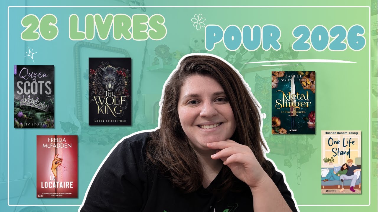26 livres que je veux absolument lire en 2026 📚