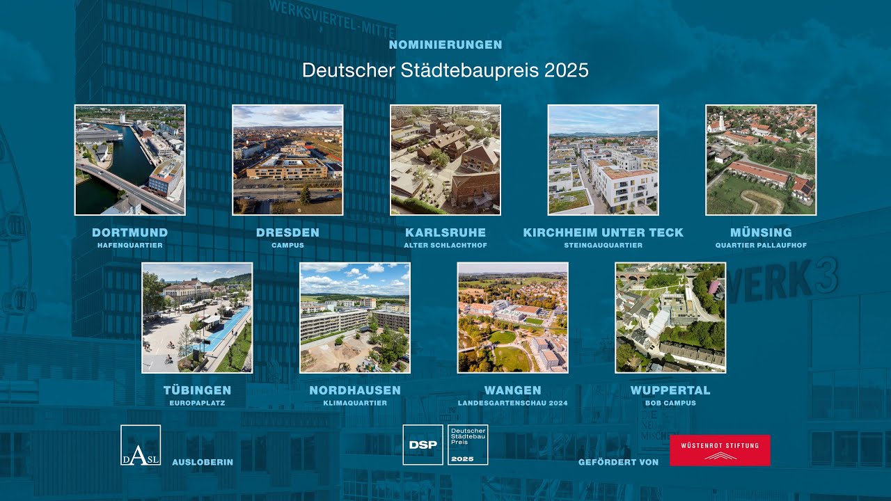 Deutscher Städtebaupreis DSP 2025 - Nominierung