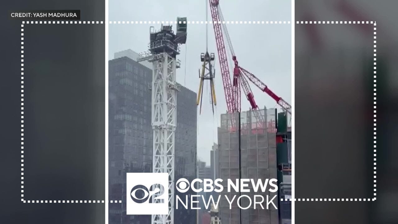 CBS New York Investigates: Contractor cited by NYC in July crane fire in Hell's Kitchen
