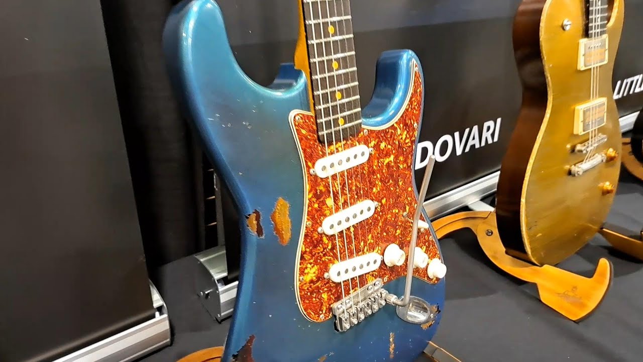 At the MAYBACH GUITARS Booth at NAMM 2023