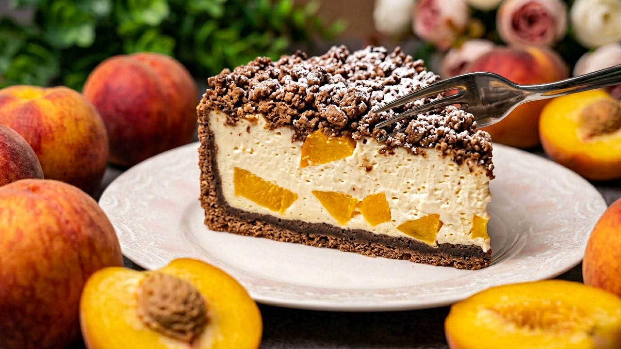 ЭТОТ ТОРТ УЛЕТАЕТ ЗА МИНУТЫ! 🍫🍑 ТАЕТ ВО РТУ! Бюджетный Шоколадный Пирог со Сметанным Суфле! 🚀