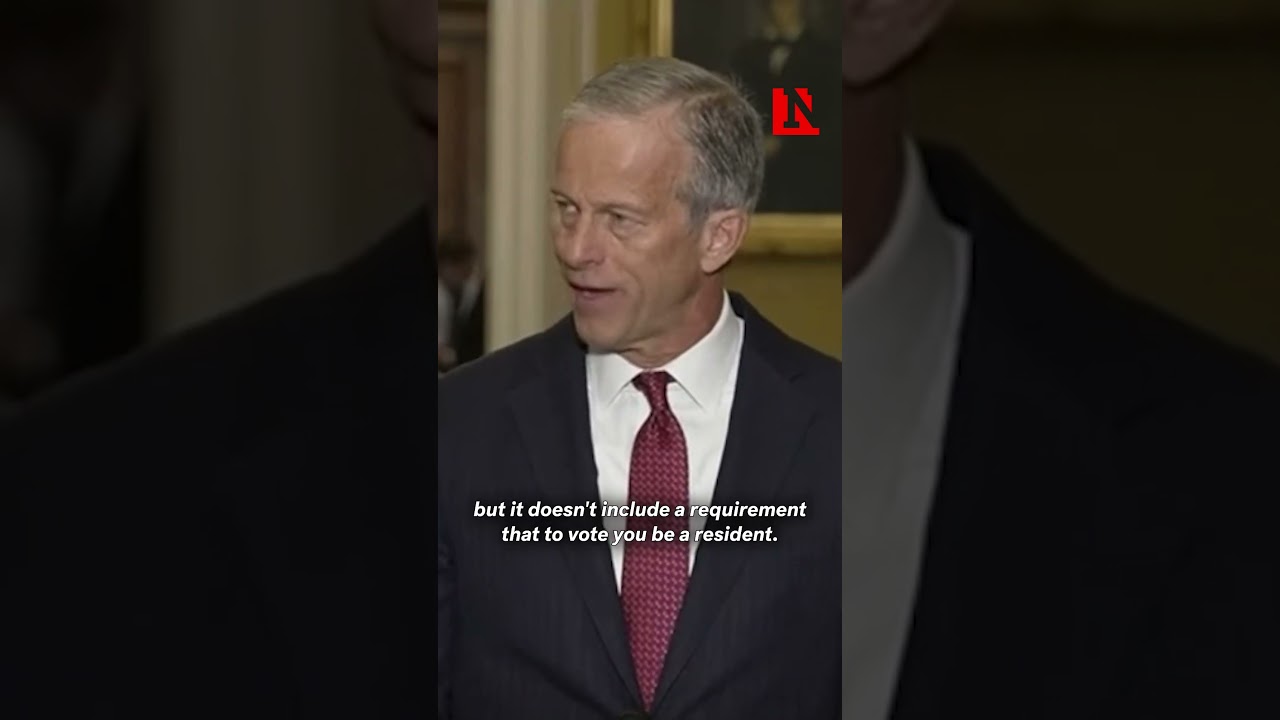 Thune Hints SAVE Act Will Require Voter ID And Proof Of Citizenship To Vote