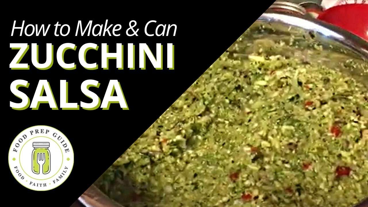 How to Make Zucchini Salsa | Mild Salsa